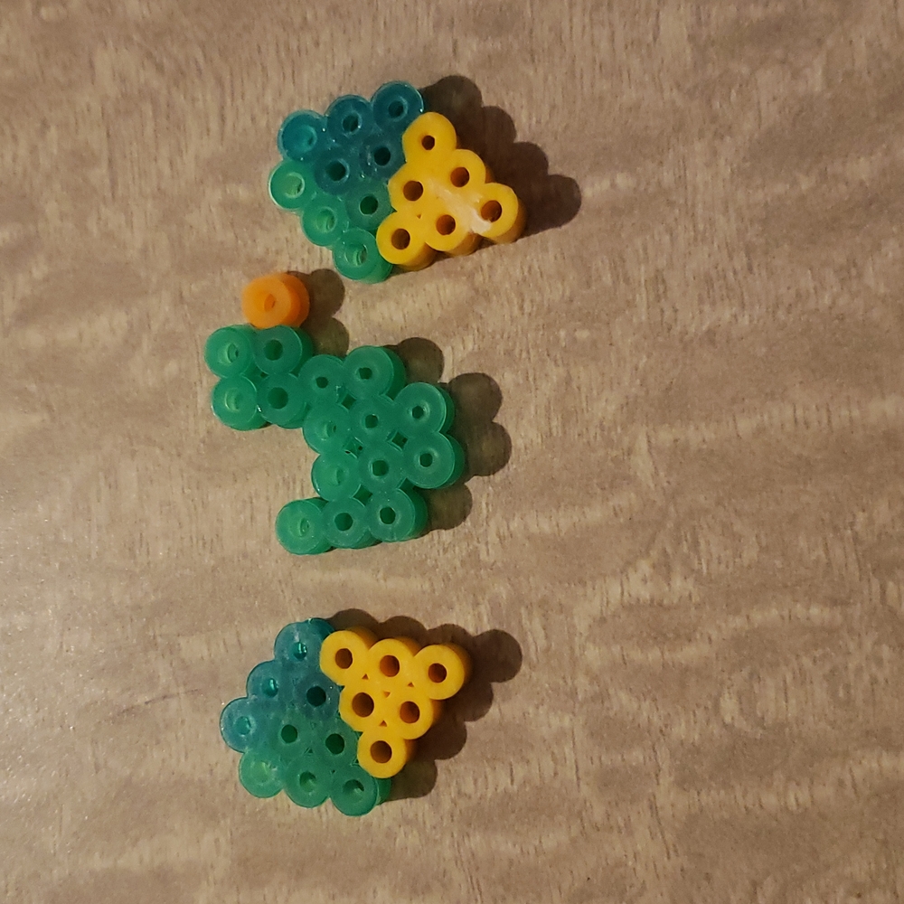 Two snow canes and a duck